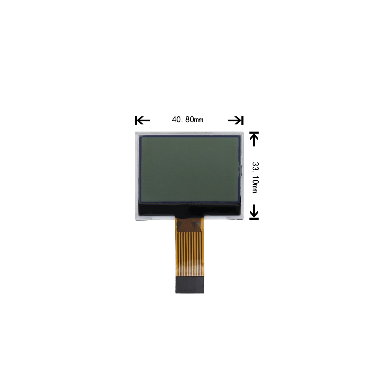 128x64 Low Power LCD With Wide temperature Display ST7567